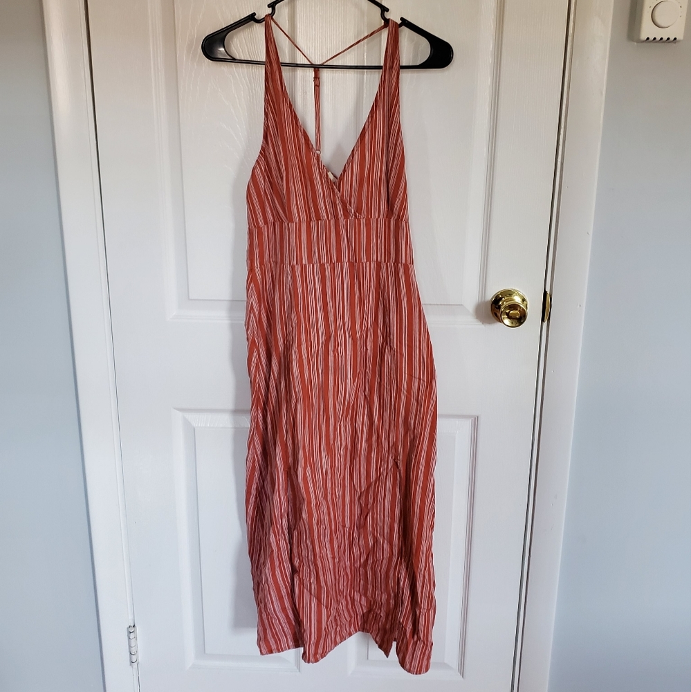 Roxy orange maxi dress